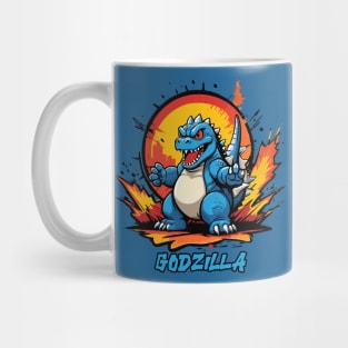 graffiti style godzilla Mug